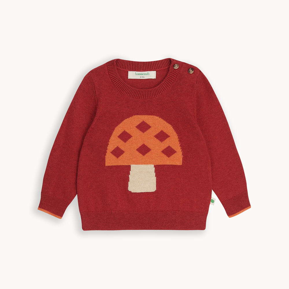 Sparrow AW24 SAMPLE - Rusty Mushroom Knit Sweater - The bonniemob 
