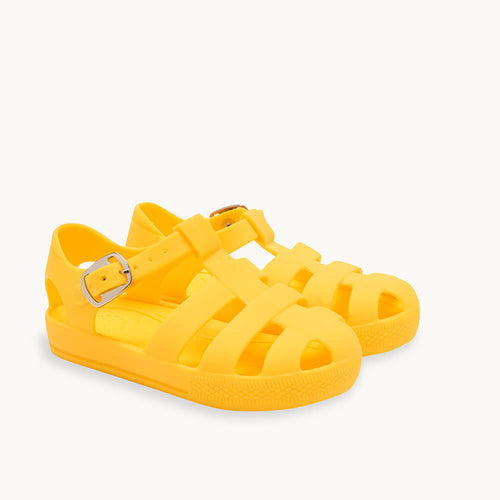 Athena - Yellow Jelly Shoe - The bonniemob 