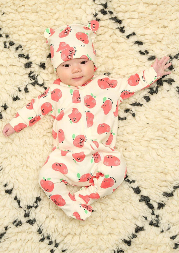 Chupa - Apple Zip Front Sleepsuit - The bonniemob 