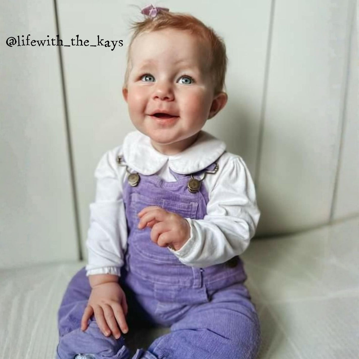 Violet Chunky Cord Dungarees - The bonniemob 