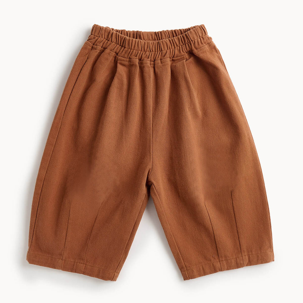 Ginger Barrel Leg Kids and Toddler Trousers - ZIGGY - The bonniemob 