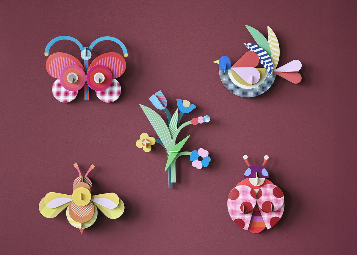Studio Roof x Zoe Miller Feathery Bird Wall Art