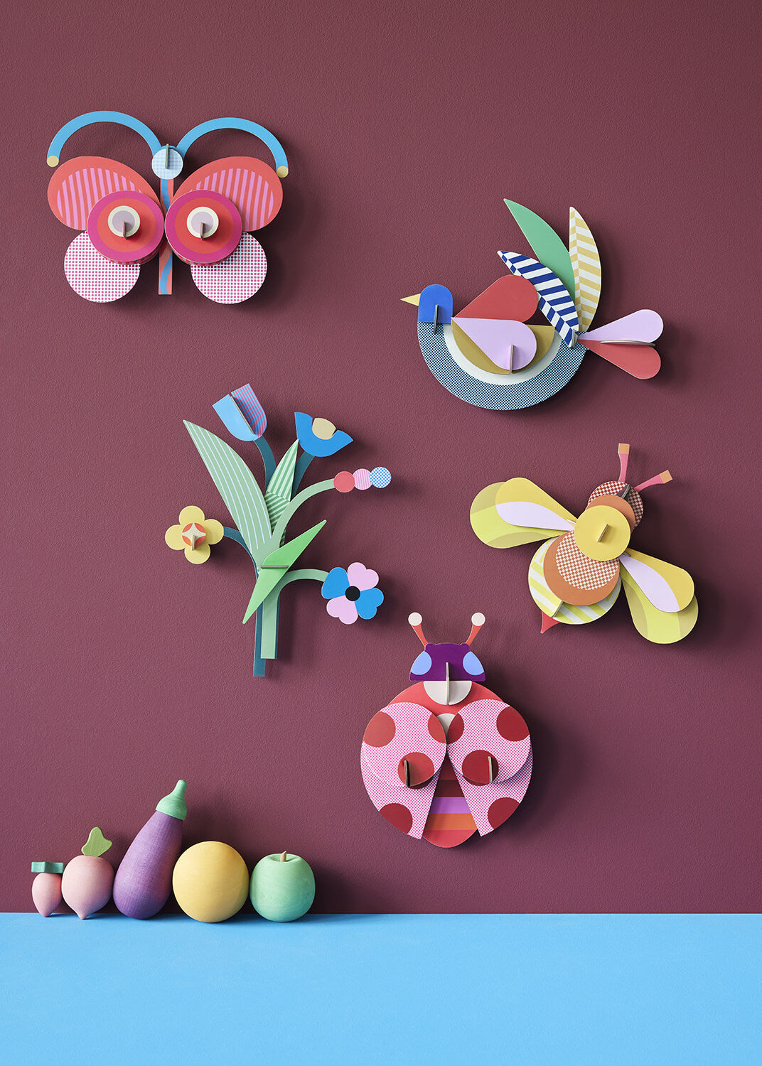 Studio Roof x Zoe Miller Feathery Bird Wall Art