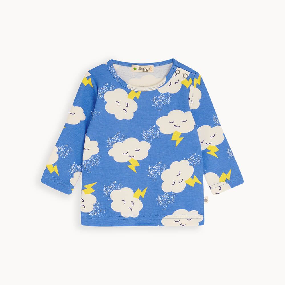 Conker - Blue Cloud Long Sleeve T-Shirt - The bonniemob 
