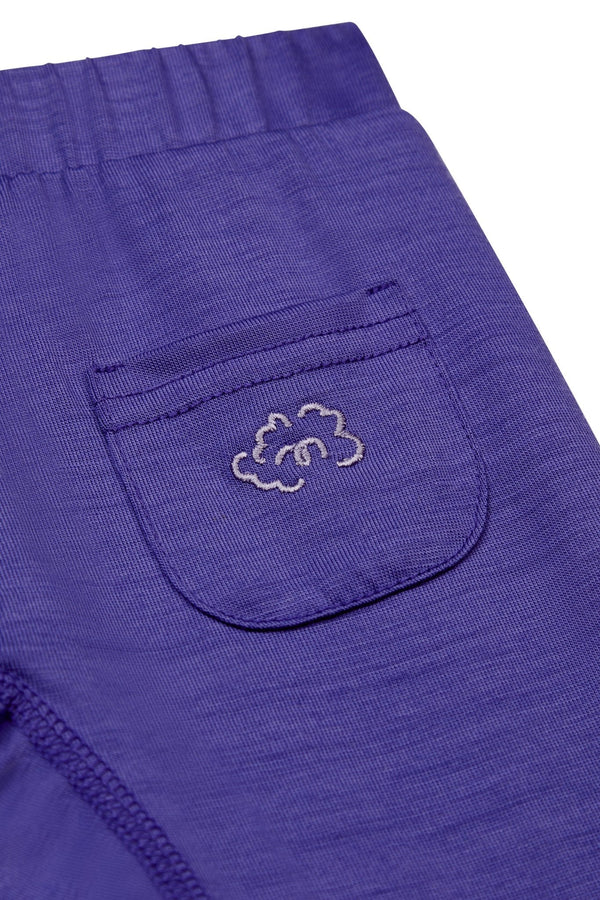 Aroha Collection Merino Baby Legging, Mineral Purple - The bonniemob 
