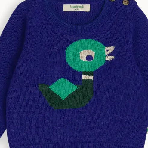 Arwen - Blueberry Duck Knit Sweater SWEATER