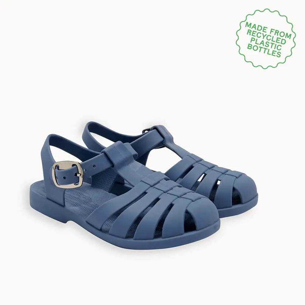 Athena - Blue Jelly Shoe - The bonniemob 