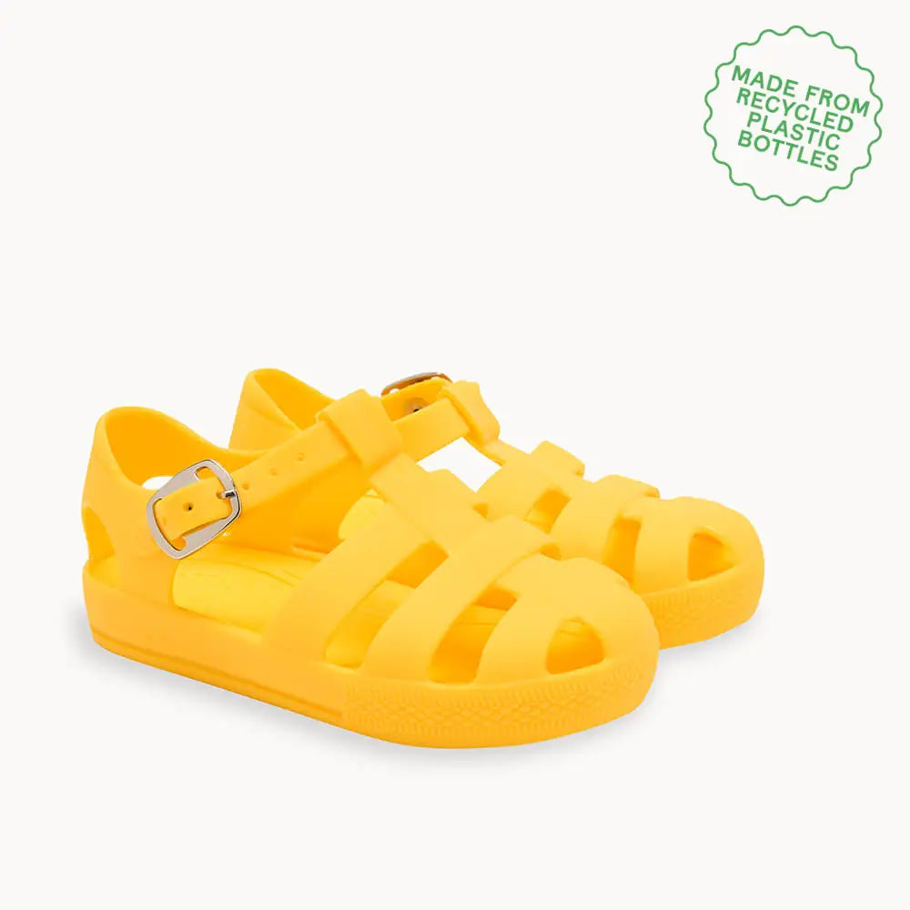 Athena - Yellow Jelly Shoe - The bonniemob 
