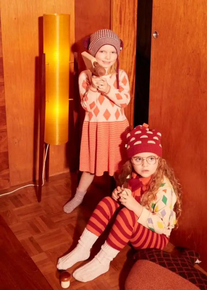 Auburn - Saffron Diamond Knit Dress DRESS