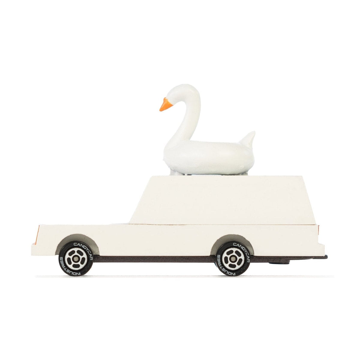 Candylab Candycar - White Swan Wagon with Topper