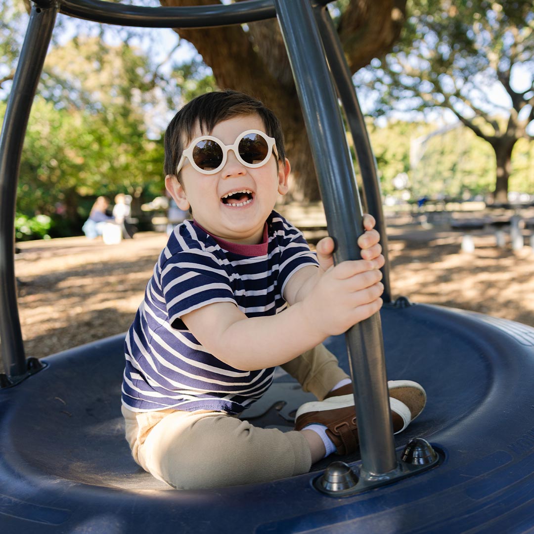 Babiators Original Euro Round Sunglasses - Sweet Cream - The bonniemob 