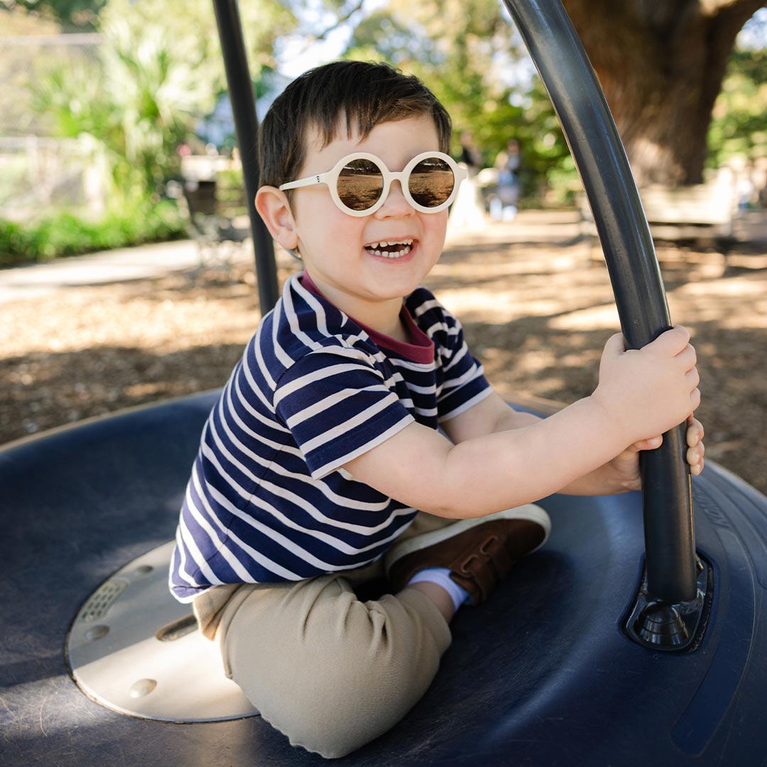 Babiators Original Euro Round Sunglasses - Sweet Cream - The bonniemob 