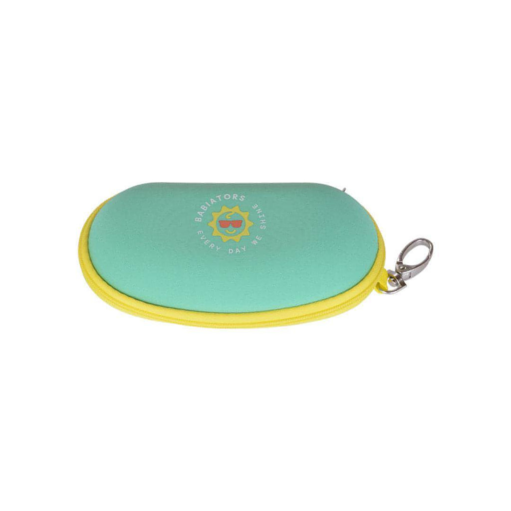 Babiators Travel Case - Aqua with Yellow Trim - The bonniemob 
