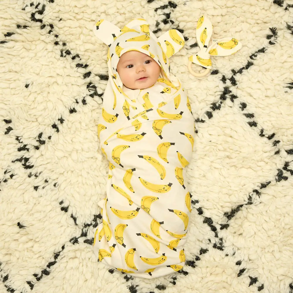 Bananabite Set - Blanket & Teether Gift Set - The bonniemob 