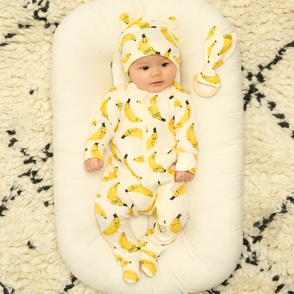 Bananarama - Sleepsuit & Hat Gift Set - The bonniemob 