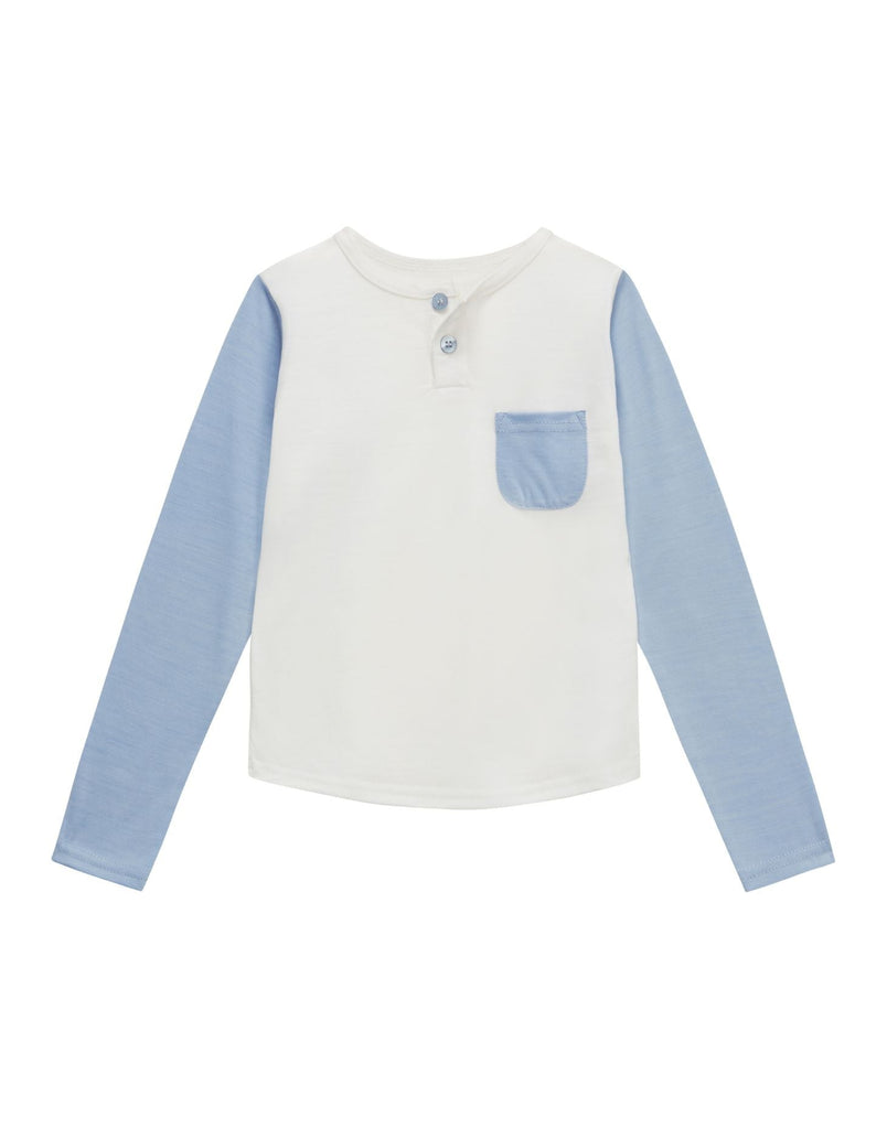 Baseball Tee, Rachel Riley for Smalls, Dusty Blue - The bonniemob 