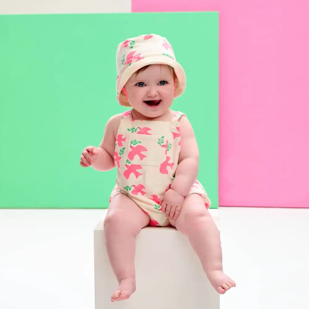Beach - Doves Bubble Romper - The bonniemob 