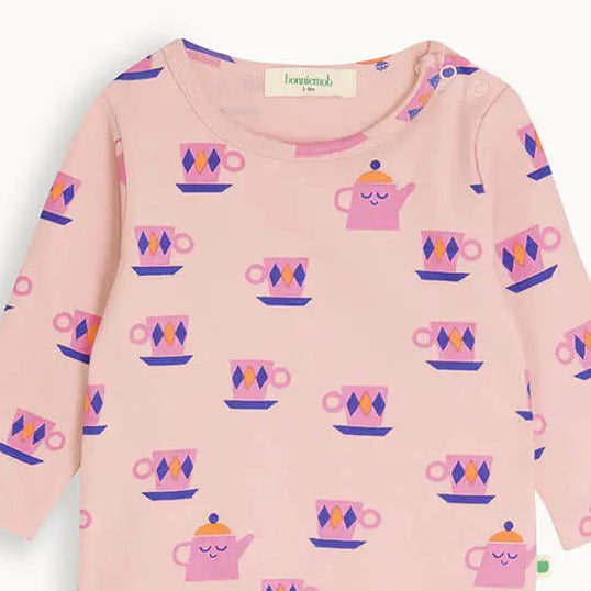 Brook - Tea Time Long Sleeve Bodysuit PLAYSUIT / BABYGROW / ROMPER