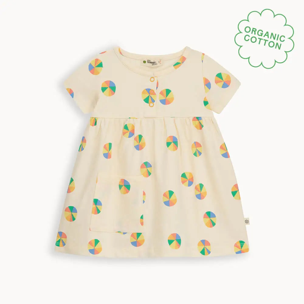Cari - Rainbow Parasol Dress With Pockets - The bonniemob 