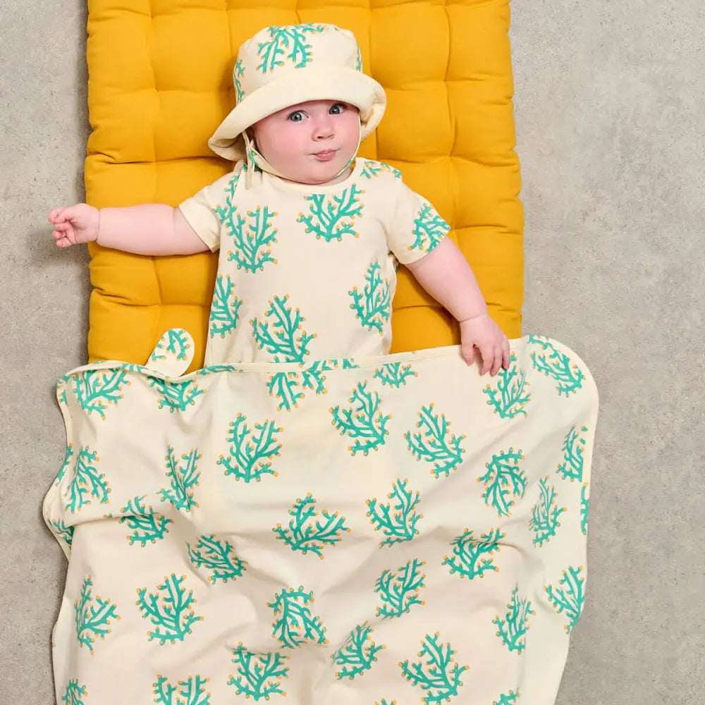 Chill - Coral Sun Hat - The bonniemob 