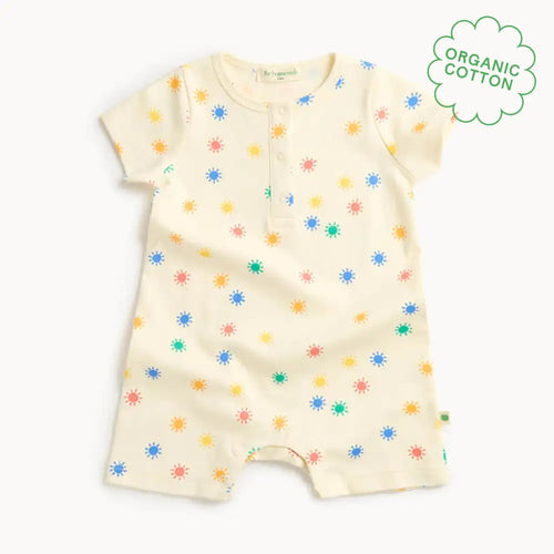 Dinky - Rainbow Sunshine Short Sleeve Playsuit