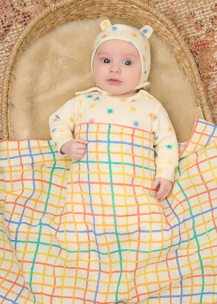 Dreamy - Rainbow Sunshine Baby Playsuit