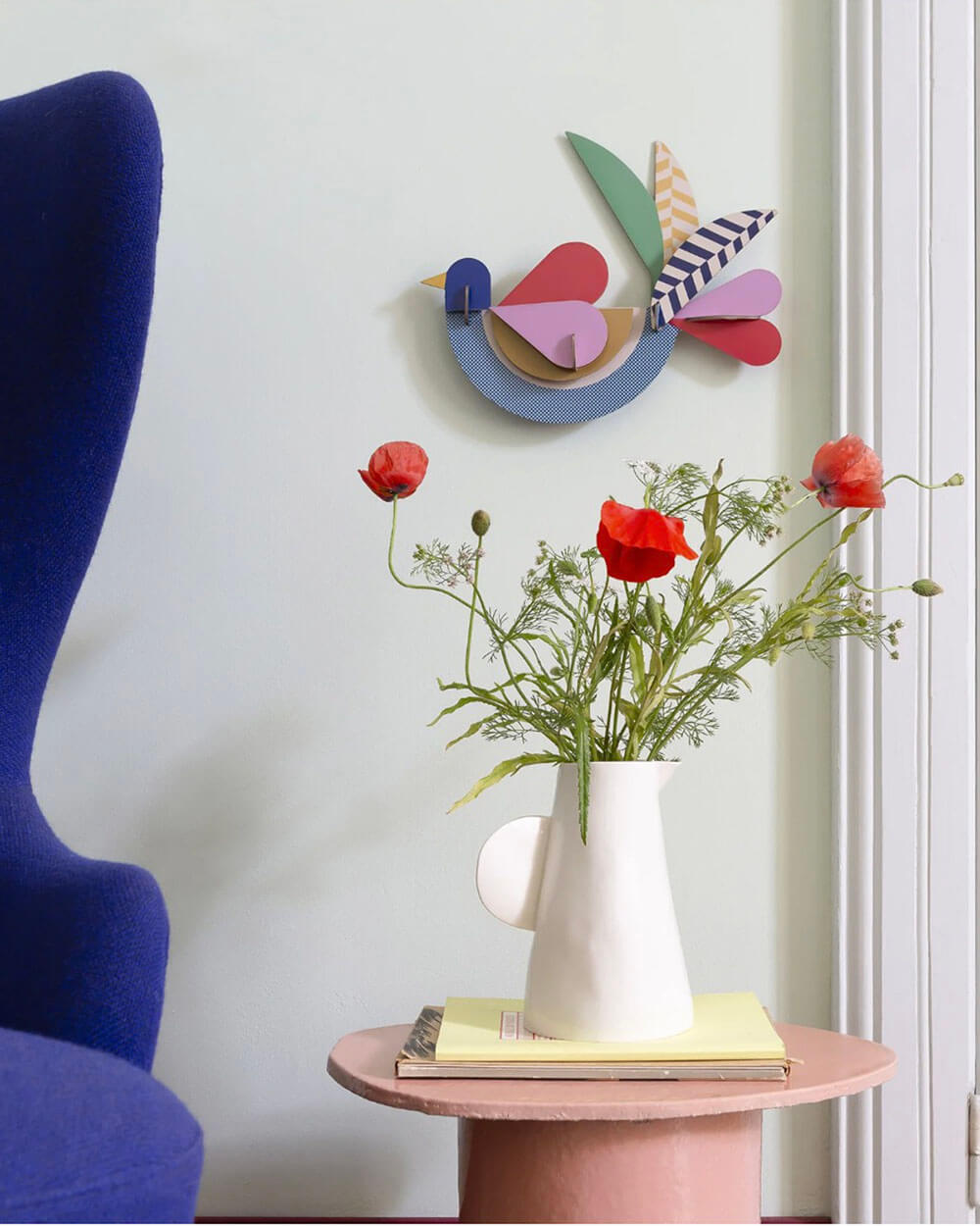 Studio Roof x Zoe Miller Feathery Bird Wall Art