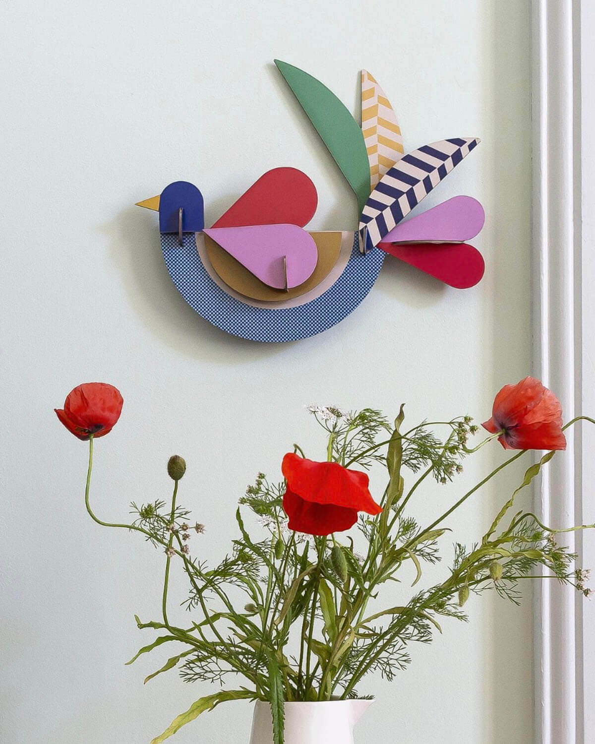 Studio Roof x Zoe Miller Feathery Bird Wall Art