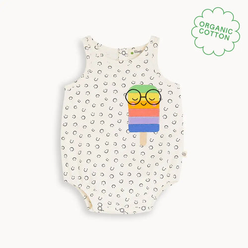 Ferris - Lolly Applique Sleeveless Romper - The bonniemob 