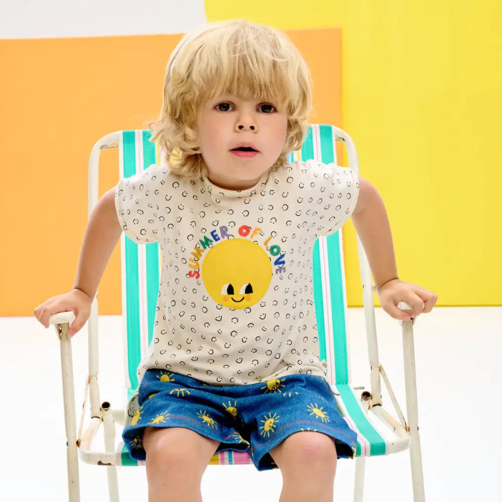 Filey - Summer Of Love Applique T Shirt - The bonniemob 