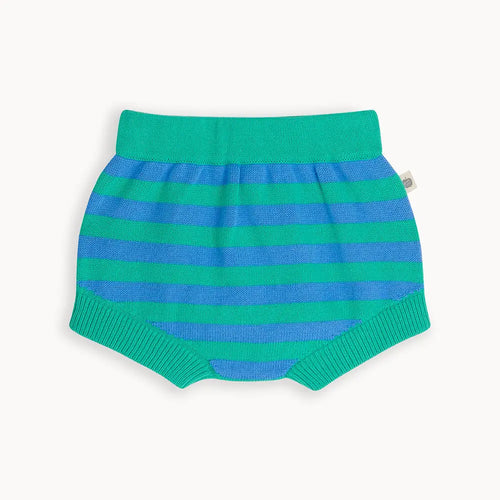 Fin - Emerald Stripe Knitted Bloomer - The bonniemob 
