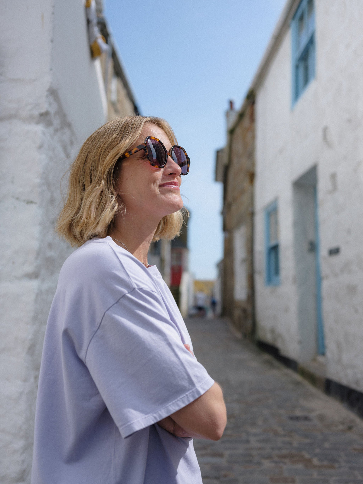 Tortoiseshell Hexagonal Sunglasses — Zoe de Pass Dolly