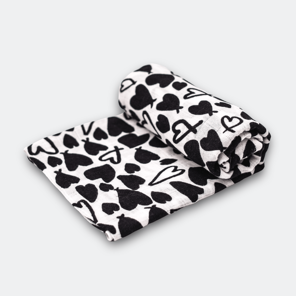 Etta Loves Sensory Baby Muslin — Love Heart, Birth to 4 Months