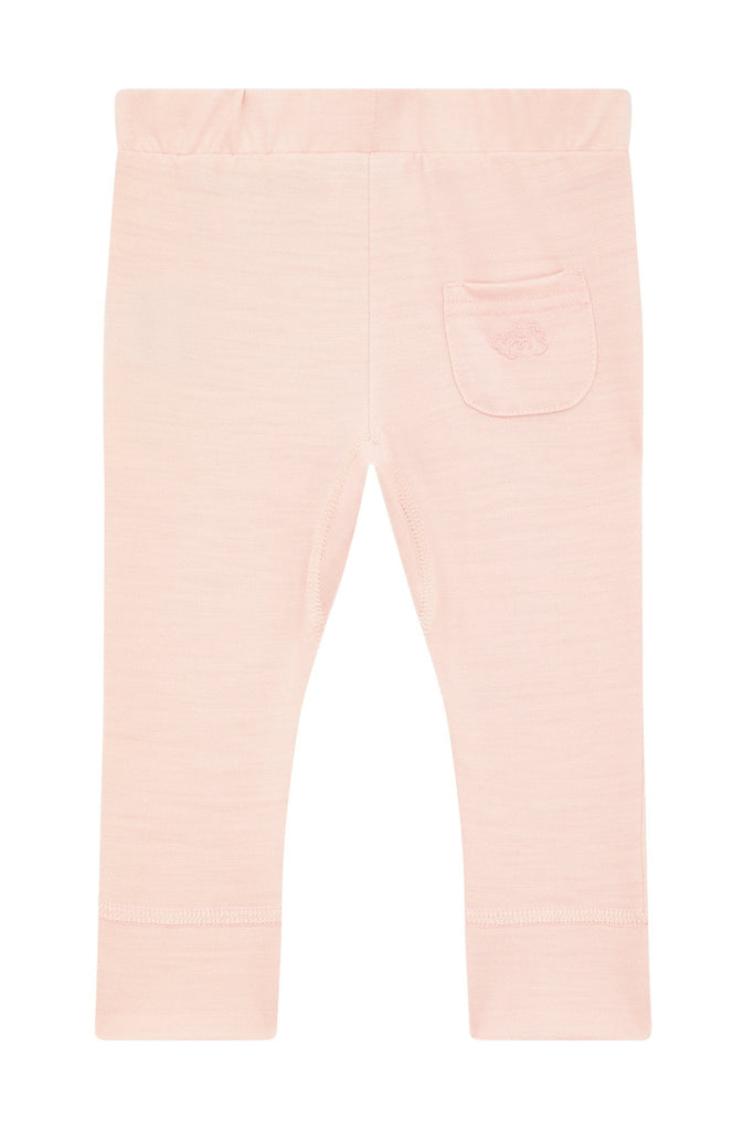 Aroha Baby Merino Trouser Pink Peach Blossom - The bonniemob 