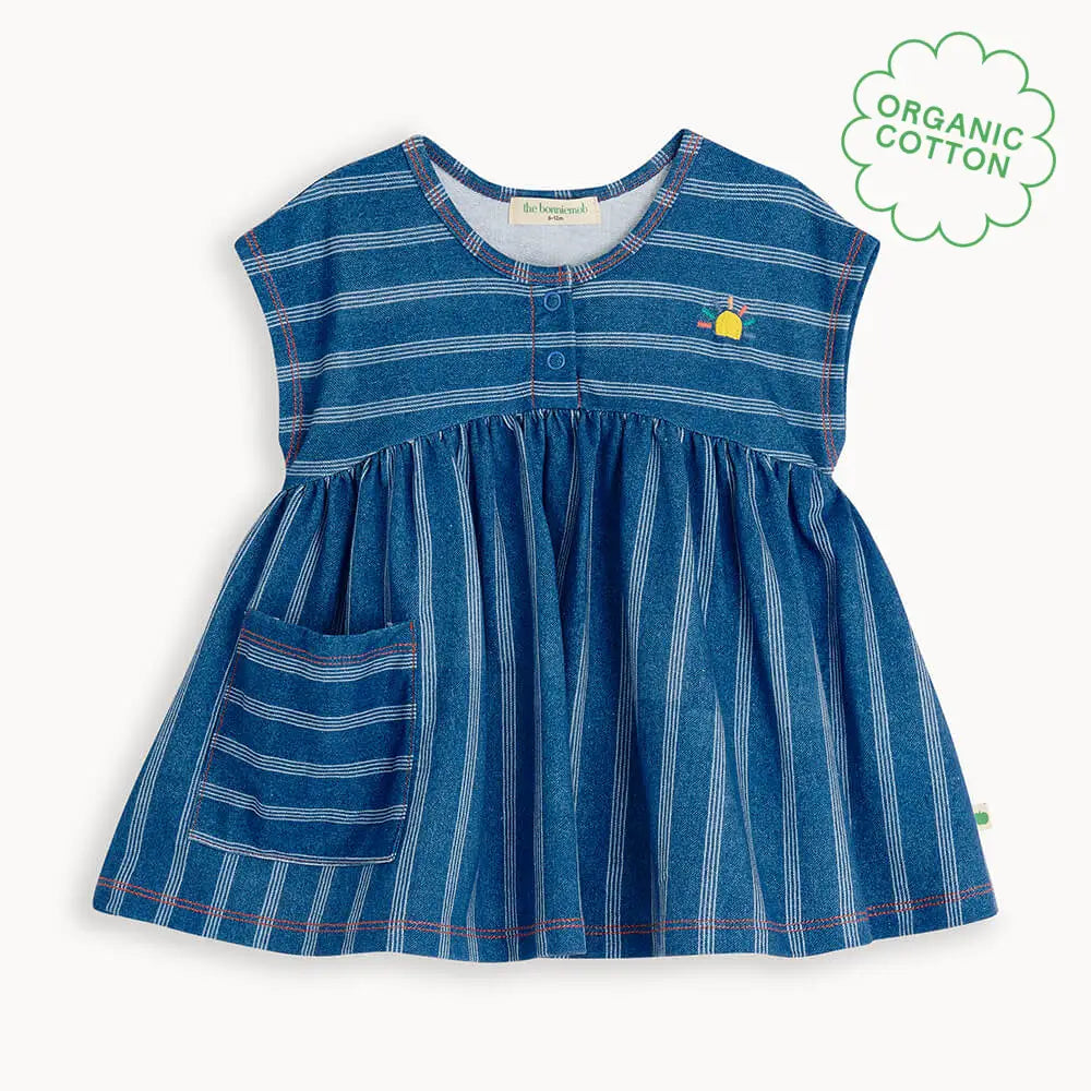 Denim Stripe Baby & Kids Summer Dress