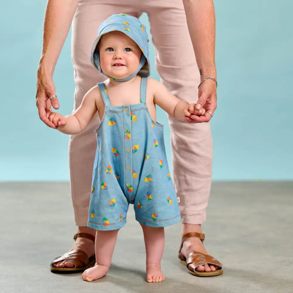 Miso - Beach Hut Denim Sun Hat - The bonniemob 