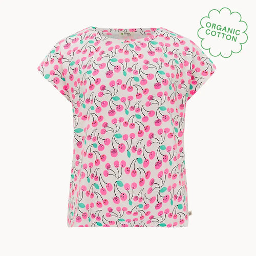 MOLLY - Pink Cherries Mum T-Shirt - The bonniemob 