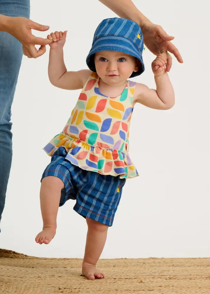 Mykanos - Denim Pinstripe Baby & Kids Shorts Short