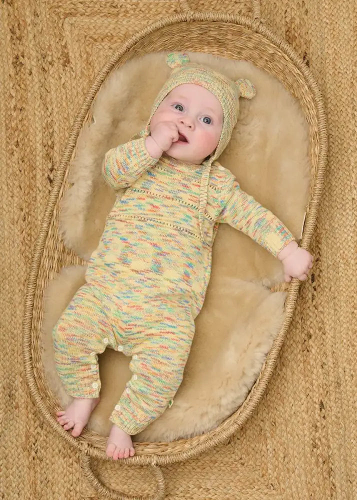 Mystic - Space Dye Knitted Baby Onesie Playsuit
