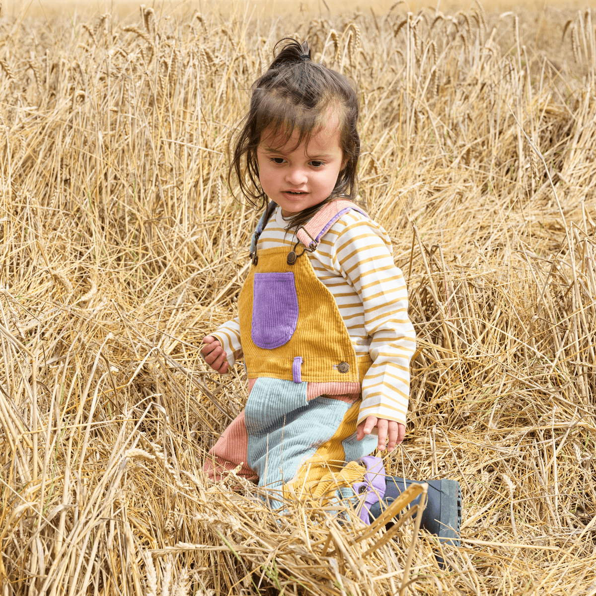 Ochre Breton Stripe Top