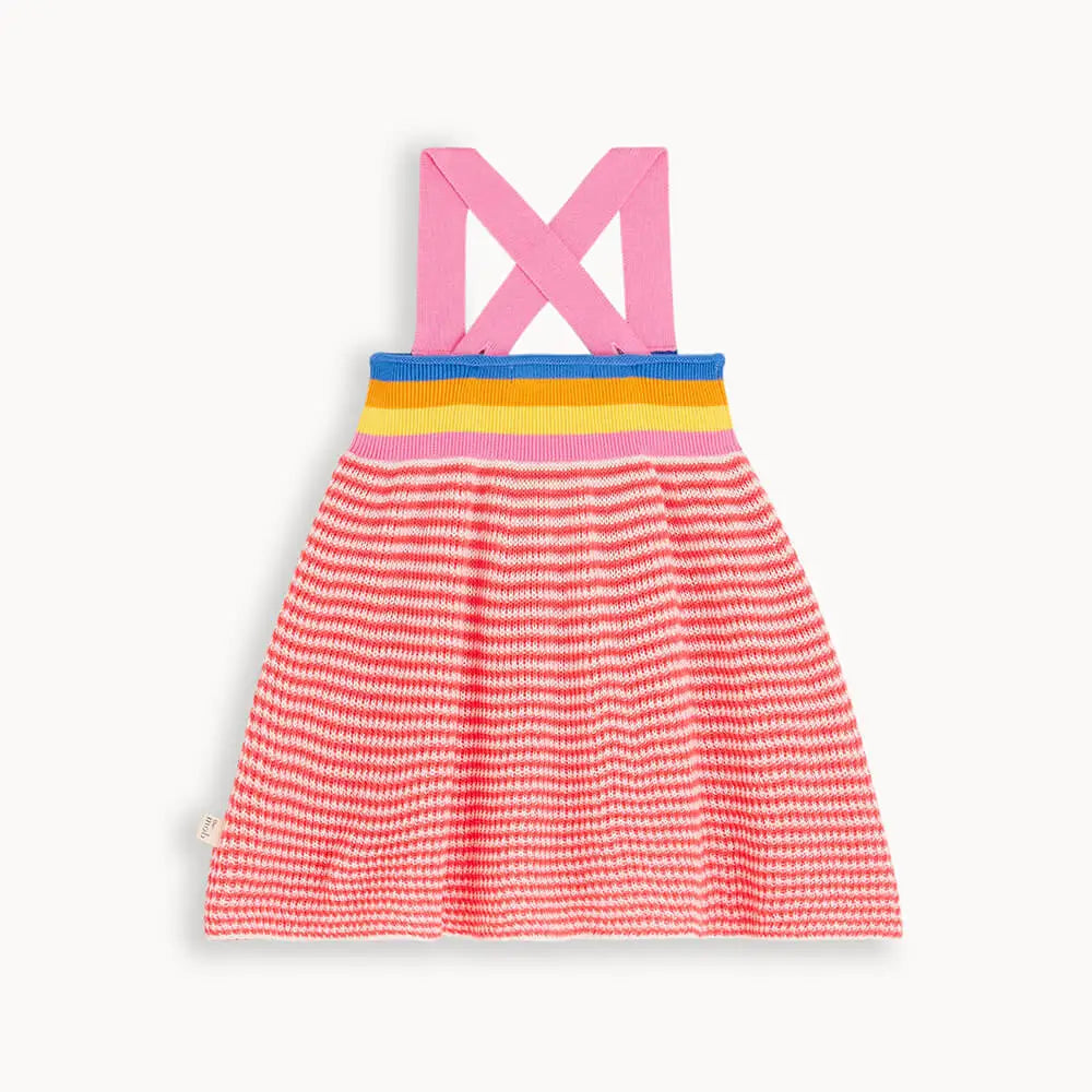 Poole - Red Knitted Sun Dress - The bonniemob 