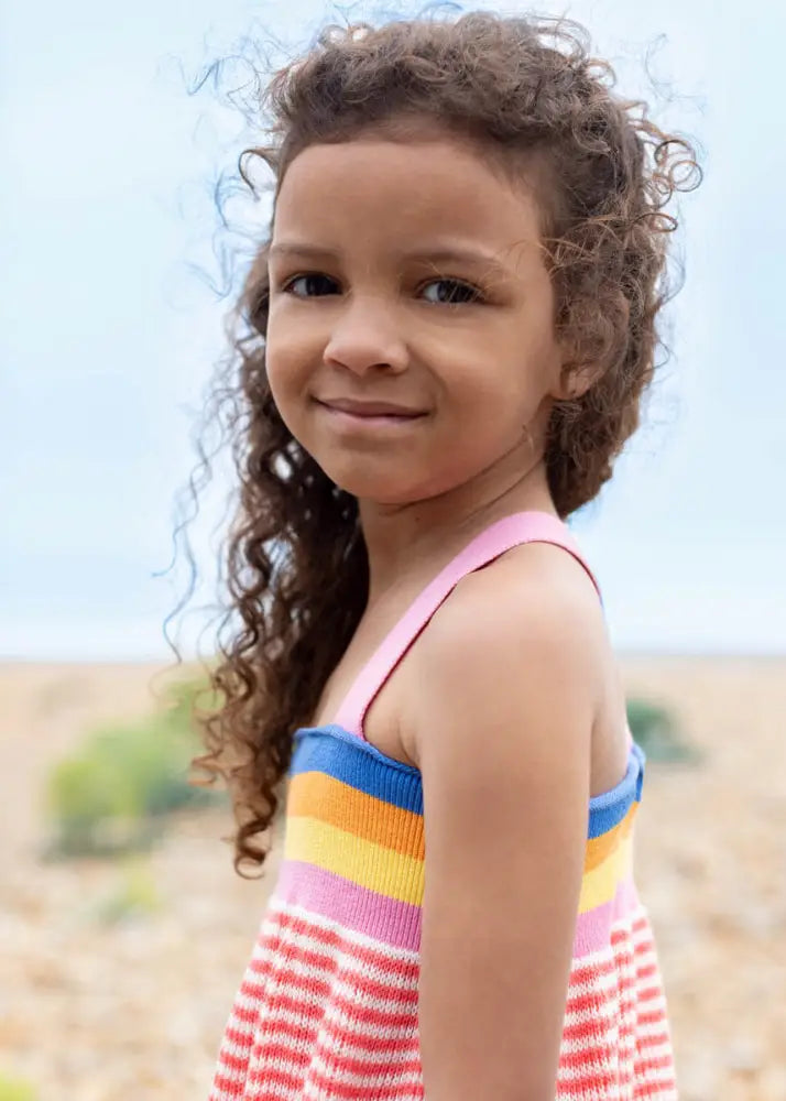 Poole - Red Knitted Sun Dress - The bonniemob 