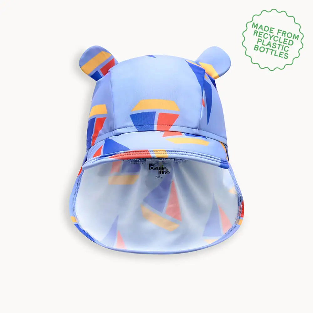 Regatta - Blue Sailboat Baby & Kids Swim Hat SWIMWEAR