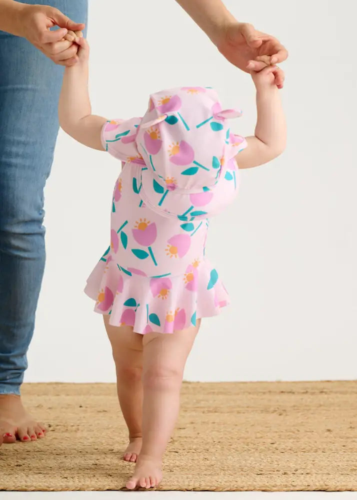 Regatta - Pink Tulip Baby & Kids Swim Hat Swimwear