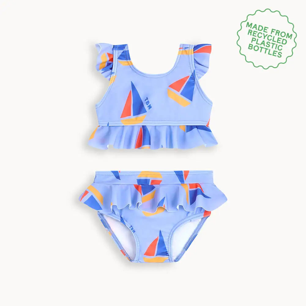 Rialto - Blue Sailboat Baby & Kids 2 Piece Swimsuit SWIMWEAR