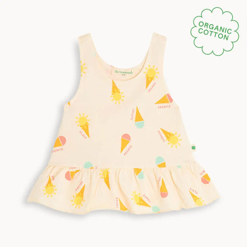 Scoops - Gelato Jersey Baby & Kids Frill Swing Top TOP
