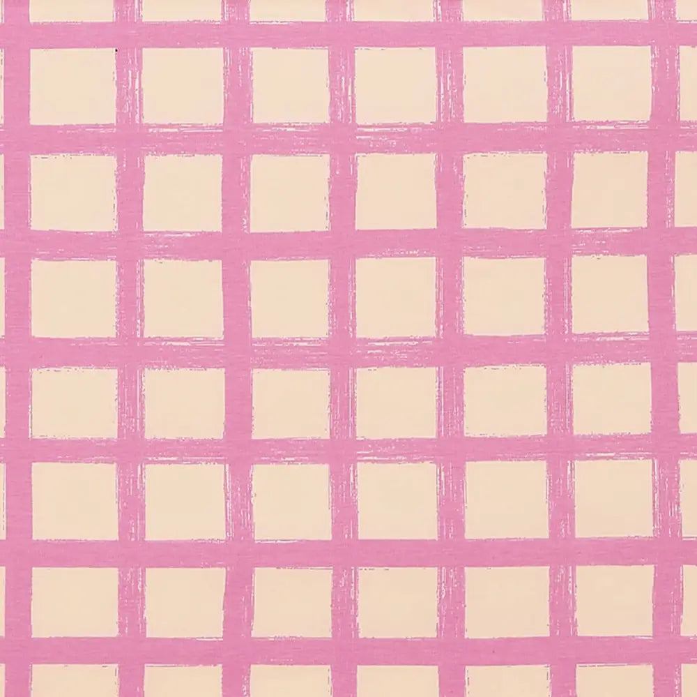 Scoops - Pink Checker Jersey Baby & Kids Frill Swing Top