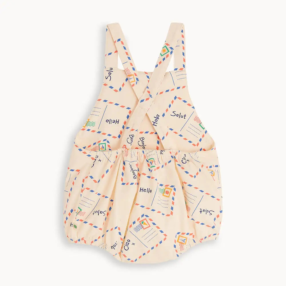 Scooter - Postcard Jersey Baby Bubble Romper