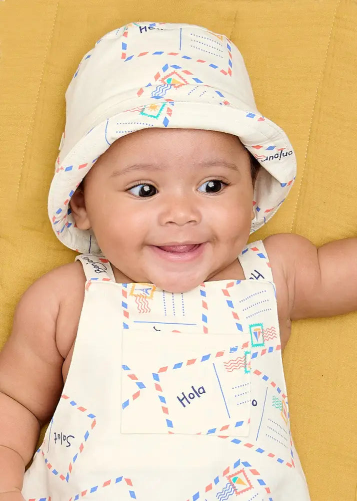 Scooter - Postcard Jersey Baby Bubble Romper