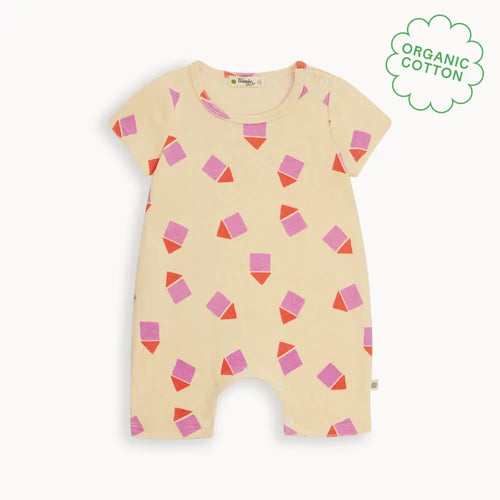 Shrimpy - Pink Beach Hut Towelling Shortie - The bonniemob 